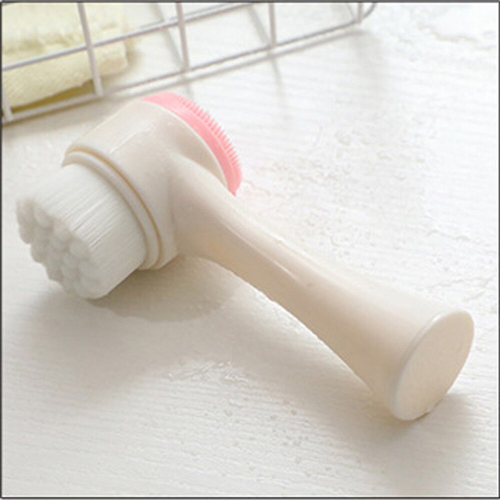 [Hàng mới về] Bàn Chải Massage Hai Mặt Làm Sạch Sâu Cho Da Mặt Bằng Silicon