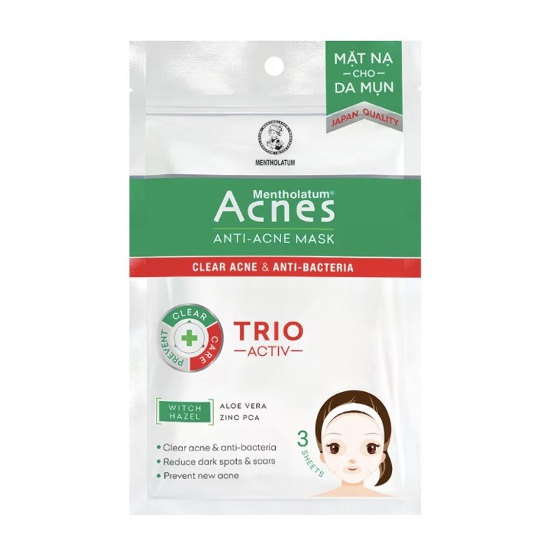 Mặt nạ cho da mụn - Acnes Anti Acne Mask