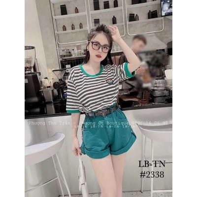 Quần đùi jeans - Quần sooc bò đai Pra 2338 -2317 nhiều màu