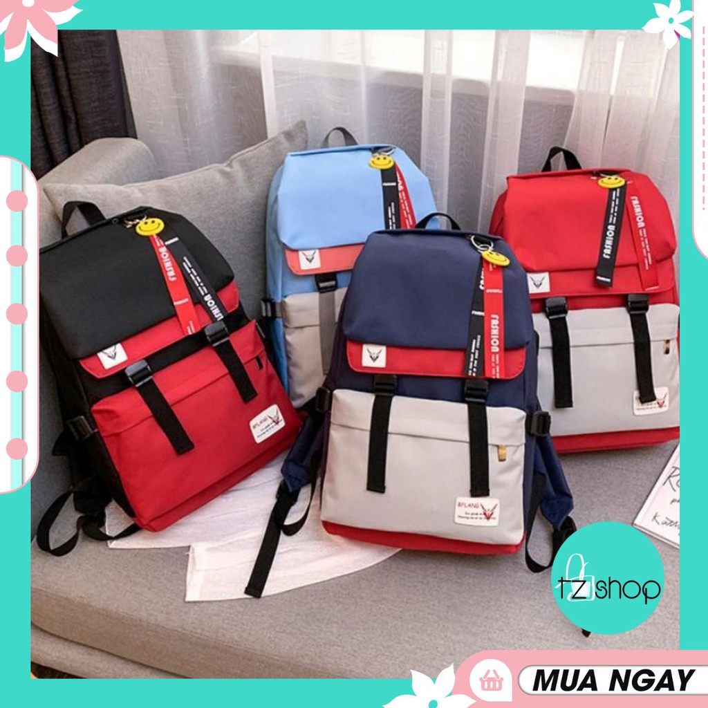 SIÊU HOT 2021!!!!!! Balo Style Hàn Quốc - Cặp Đi Học - Cấp 2 - Cấp 3 - Cặp Xách Sinh Viên - Có tích hợp kèm dây sạc