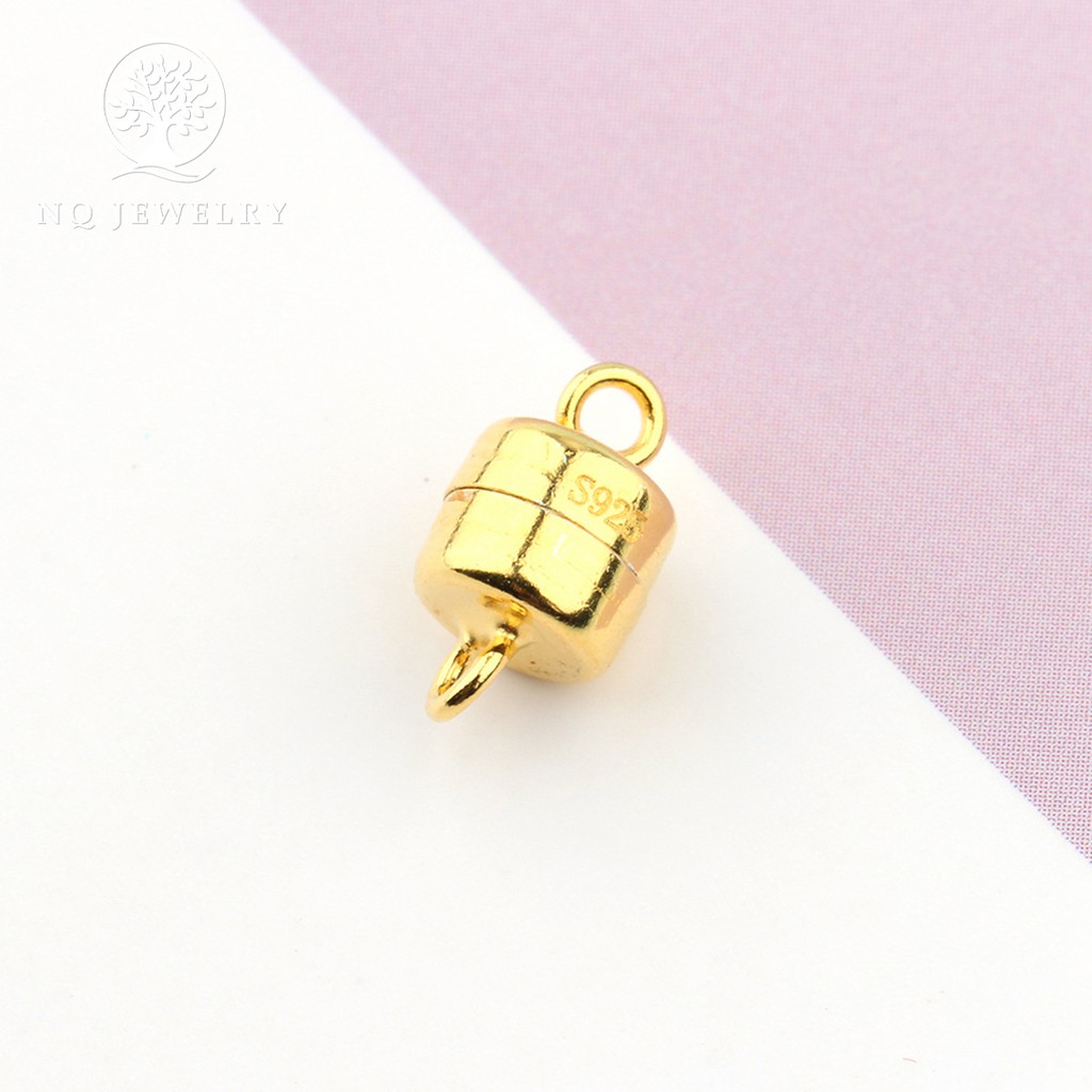 Charm bạc nam châm bạc treo - NQ Jewelry