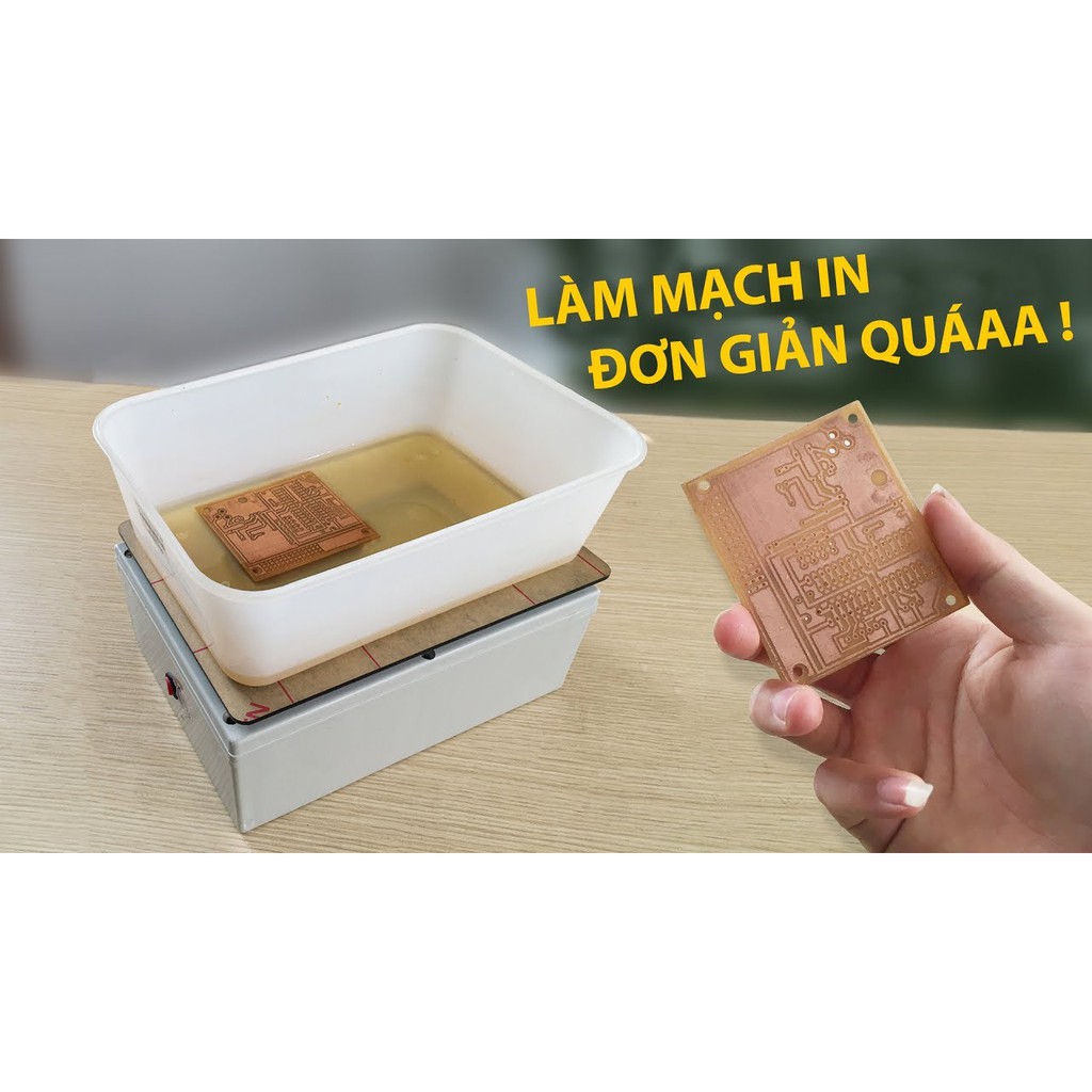 Bột sắt FeCl3 làm mạch in 100g