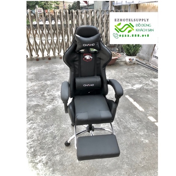 GHẾ GAMING CHAHO CÓ GÁC CHÂN / GHẾ GAMING CHÂN XOAY