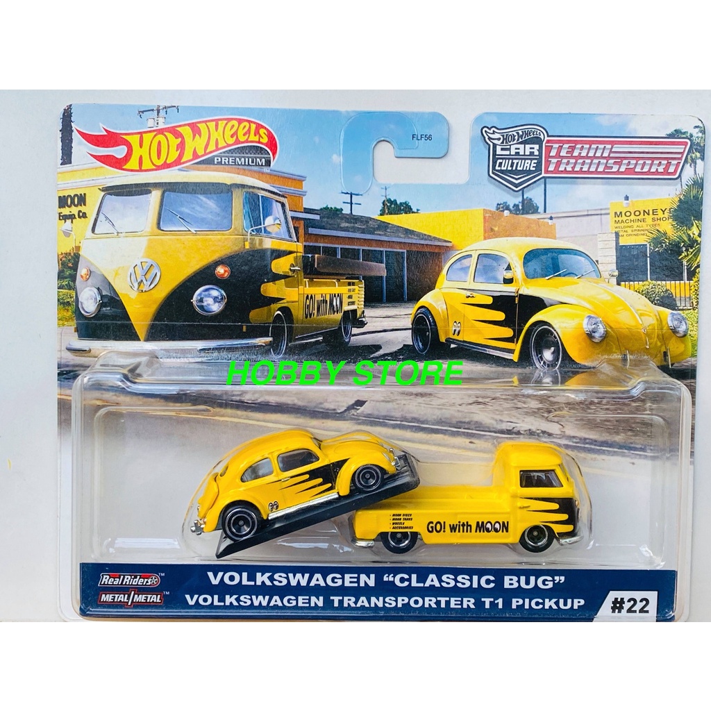 Hobby Store xe mô hình Hot Wheels Team Transport Volkswagen Classic Bug #22