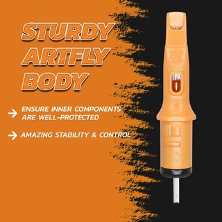 Kim xăm đầu đạn ARTFLY (M1) , hộp 20 cây
