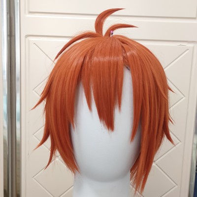 Wig/tóc giả nam nữ cơ bản cosplay màu trắng bạc xám nâu đen tím vàng hồng đỏ cam xanh