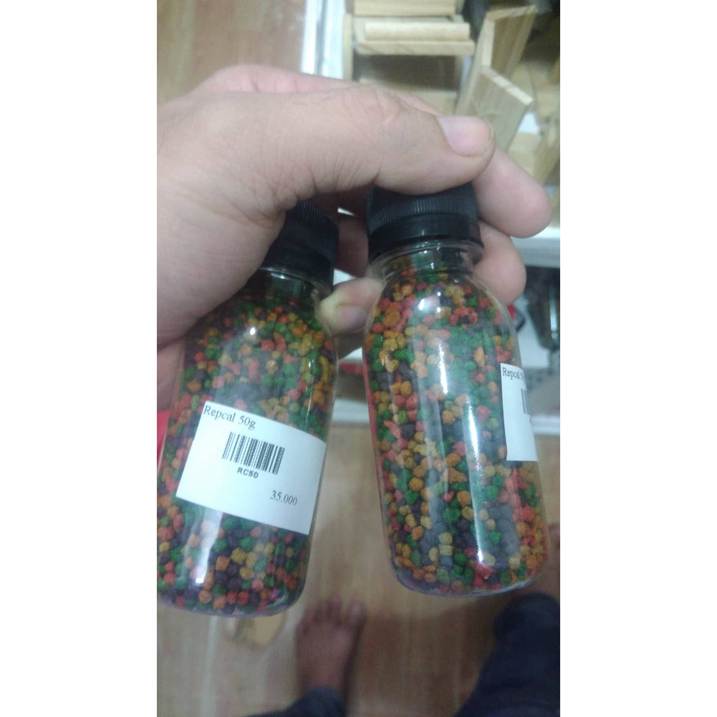 thức ăn repcal cho hamster, rùa, igu - hũ 50g