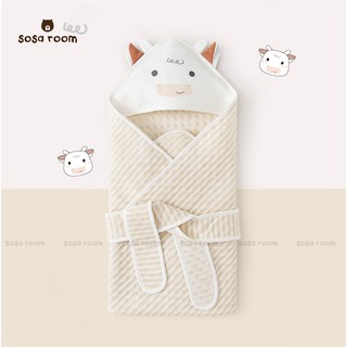 Khăn quấn đa năng, 100% organic cotton cho bé