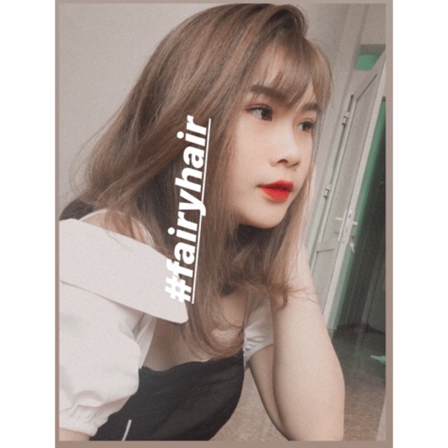 Thuốc nhuộm tóc màu NÂU KHÓI (kèm trợ dưỡng và găng tay)