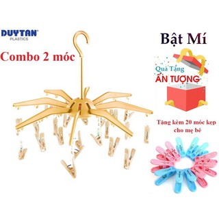 COMBO 2 MÓC XẾP DUY TÂN - TẶNG KÈM 20 MÓC KẸP CHO MẸ- BÉ