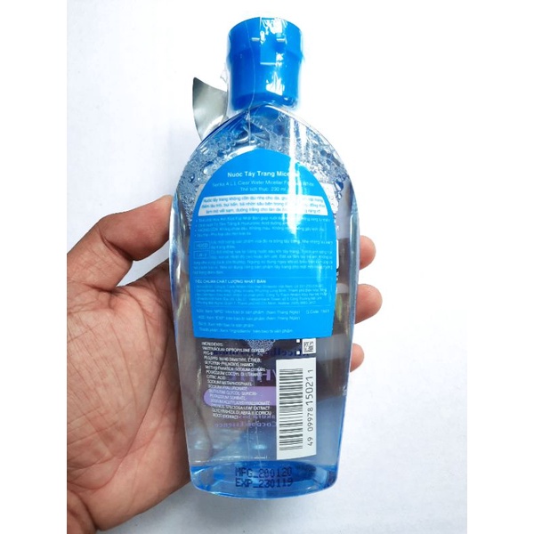 Nước tẩy trang SENKA A.L.L. CLEAR WATER Micellar Formula White 230ml | BigBuy360 - bigbuy360.vn