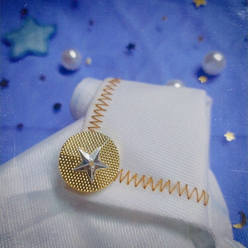 Bộ Trang Phục Thủy Thủ SAILORSTAR Trắng Dành Cho Doll 20cm