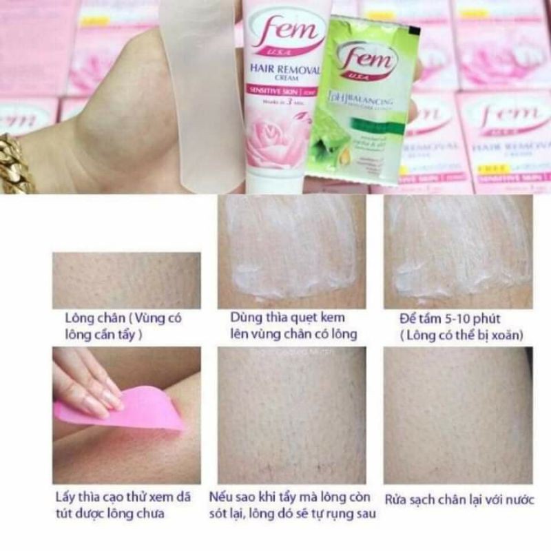 🇹🇭[CHÍNH HÃNG] KEM TẨY LÔNG FEM THÁI LAN 40G 🇹🇭 | BigBuy360 - bigbuy360.vn