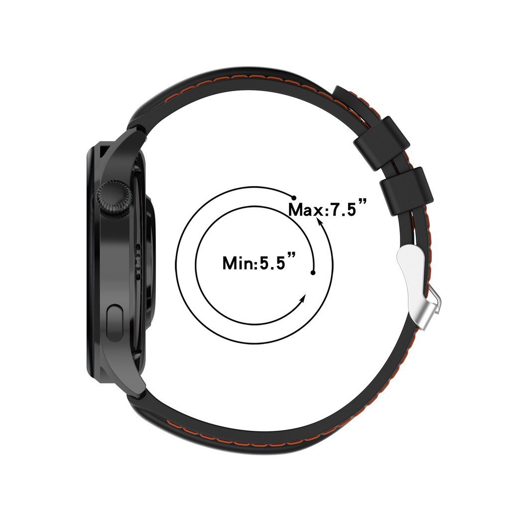 Dây đeo đồng hồ bằng silicon 22mm độc đáo cho Xiaomi Mi Watch / Gtr 2 2e & Gtr 47mm