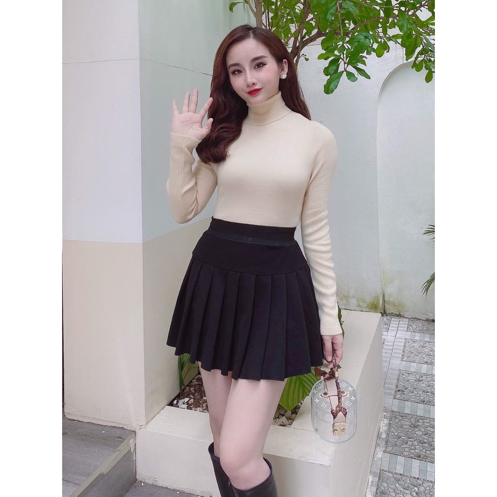 Áo len cổ lọ,áo len nữ cao cổ chất len thỏ siêu mềm đẹp,hàng việt nam xuất khẩu chuẩn