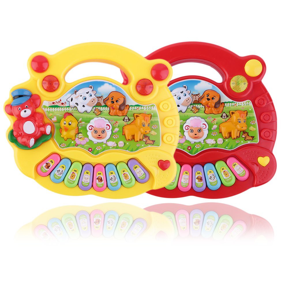 Đồ chơi âm nhạc đàn piano có hình dáng động vật cho bé