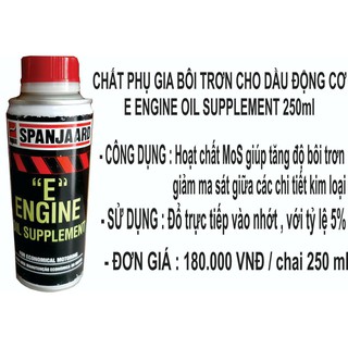 Chất Phụ Gia Bôi Trơn cho dầu động cơ - 250ml