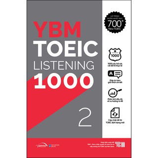 Sách - YBM Actual Toeic Tests LC 1000 - Vol 2 [AlphaBooks]
