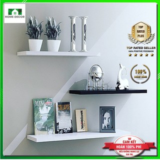 [Freeship –  Kệ Cao Cấp] Kệ Treo Tường - Bộ 3 Thanh Ngang (KT: 40x13cm) Chọn Màu - Kệ Gỗ Trang Trí Cao Cấp