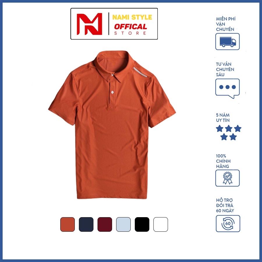 Áo Thun Nam Cổ Bẻ Tay Ngắn Chất Liệu Cotton Có Giãn 4 chiều(Cam Kết Hàng Đẹp)