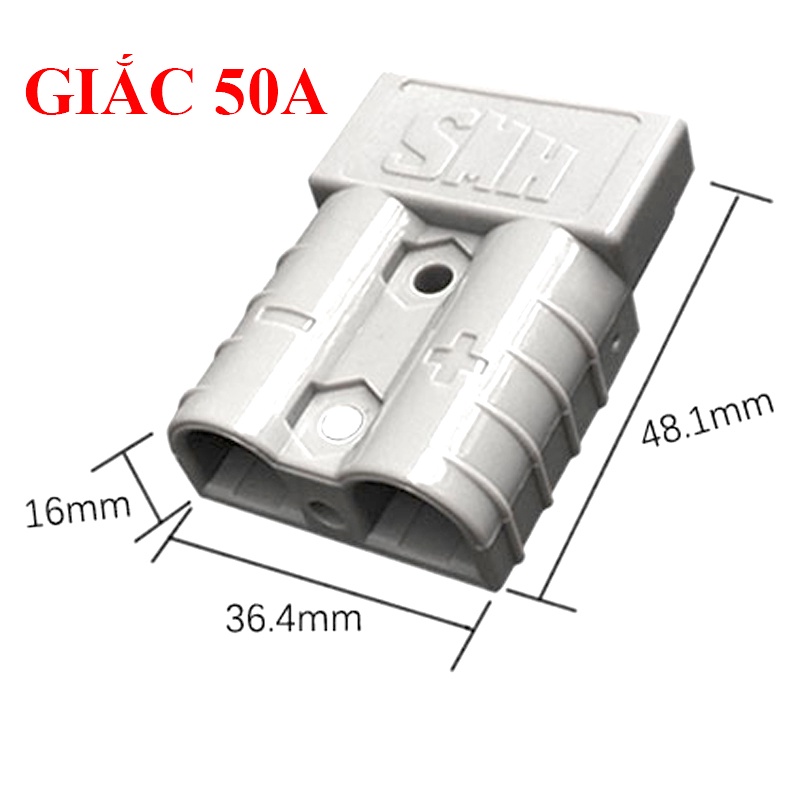 Giắc cắm 50a 175a sạc bình, ups, xe đạp điện, xe nâng, máy chà sàn