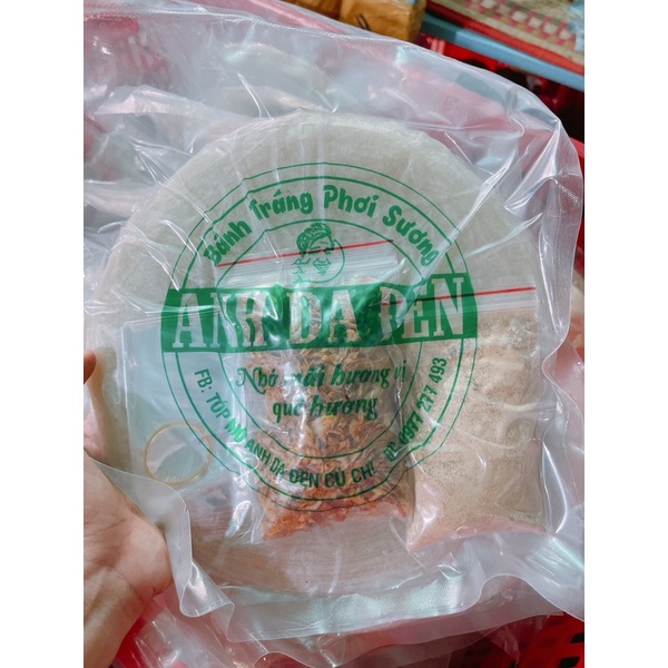 0.5Kg Bánh Tráng Phơi Sương Kèm Muối Nhuyễn Hành Phi