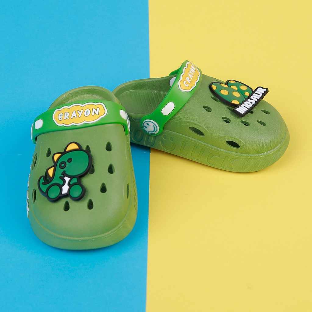 Dép sục Kids Plaza XH-T13 Dinosaur cho bé Nhiều màu