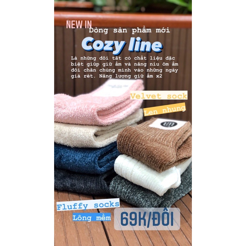 Tất Hàn cao cổ chất len nhung siêu ấm và mềm cho những ngày rét buốt Hoi Hoi Project