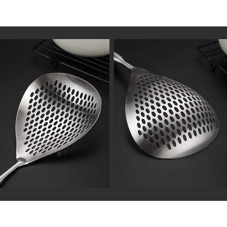 Muỗng Lọc Ráo Nước Nhật Bản Bằng Thép Không Gỉ 304