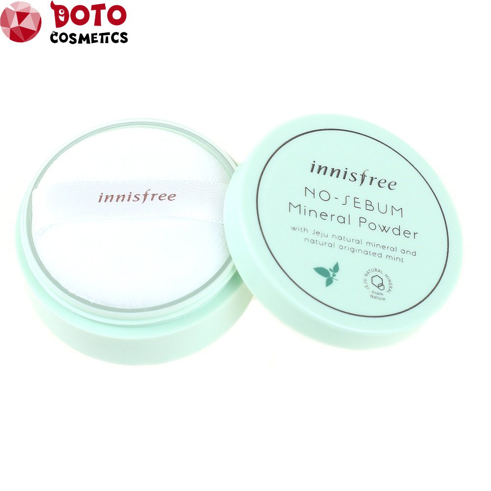 [MẪU MỚI] Phấn phủ kiềm dầu Innisfree dạng bột khoáng Innisfree No Sebum Mineral Powder 5g