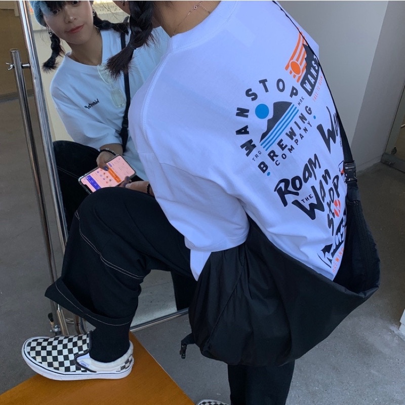 Áo Thun Tay Lỡ 100% Cotton Nam Nữ Form Rộng Unisex Ulzzang