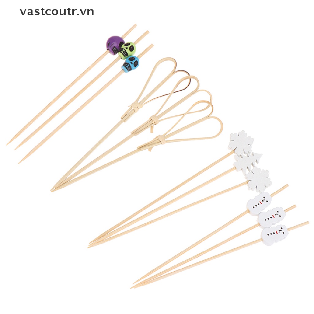 Set 50 / 100 Tăm Tre Ăn Trái Cây