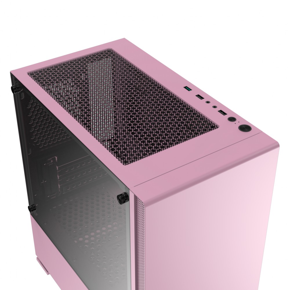 Vỏ case máy tính XIGMATEK NYC QUEEN (EN45723) PINK - PREMIUM GAMING M-ATX