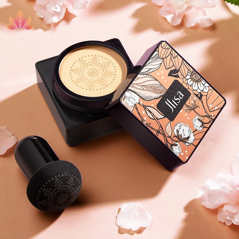 Kem Nền BB Air Cushion Dưỡng Ẩm Chống Nước Kèm Mút Xốp Hình Nấm JP5