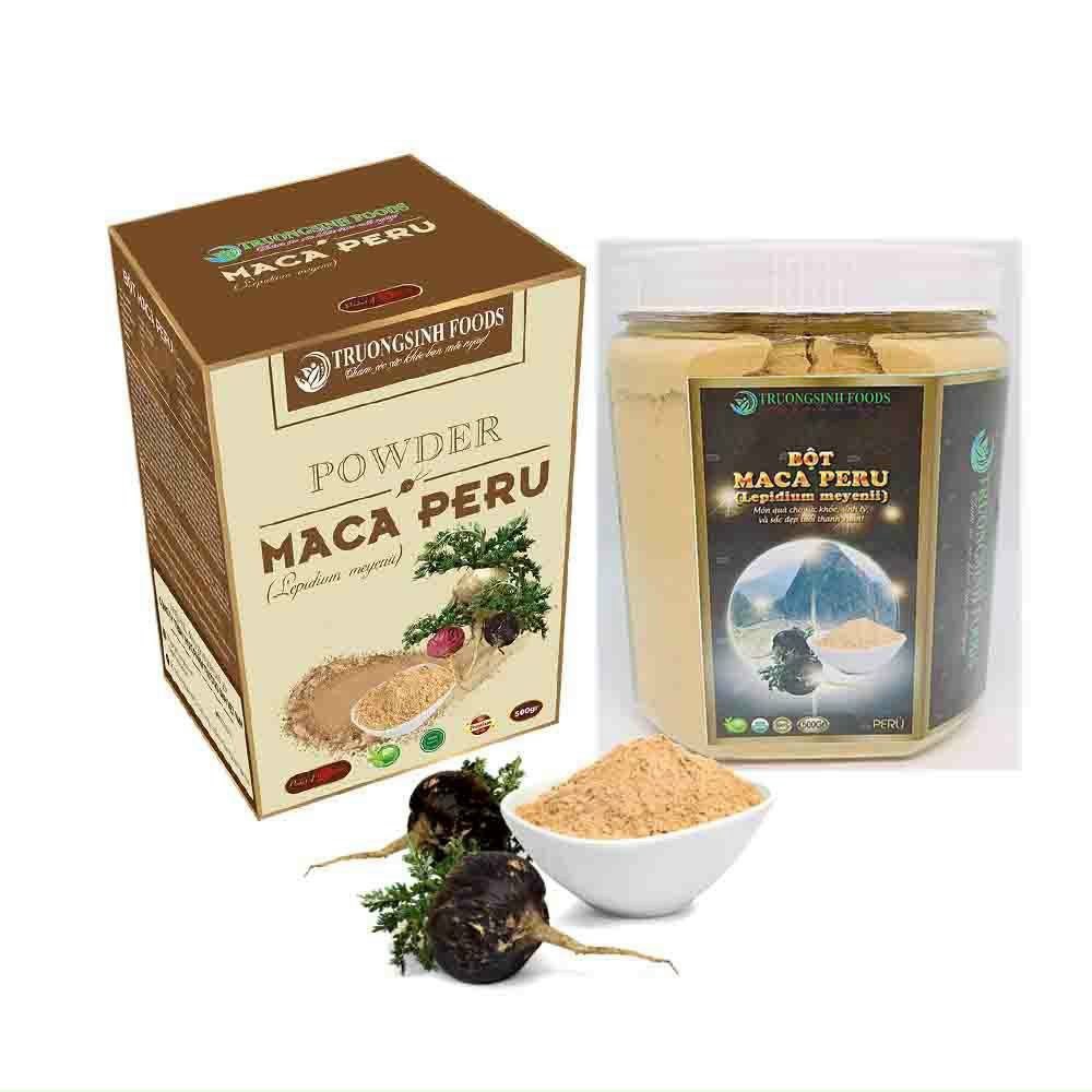 {chính hãng công ty} 500g bột Maca Peru đen -  (Lepidium Meyenii) Peru