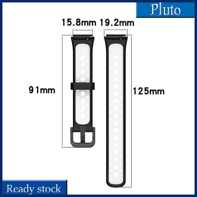 Mới Dây Đeo Thay Thế Chất Liệu Silicon Màu Sắc Tương Phản Cho Huawei Band 7