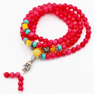 Chuỗi 108 hạt đá ngọc tủy hồng BBD5