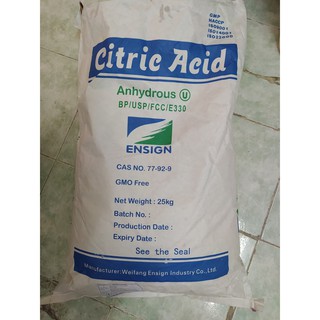 Axit chanh (axit citric) anhydrous - 1kg