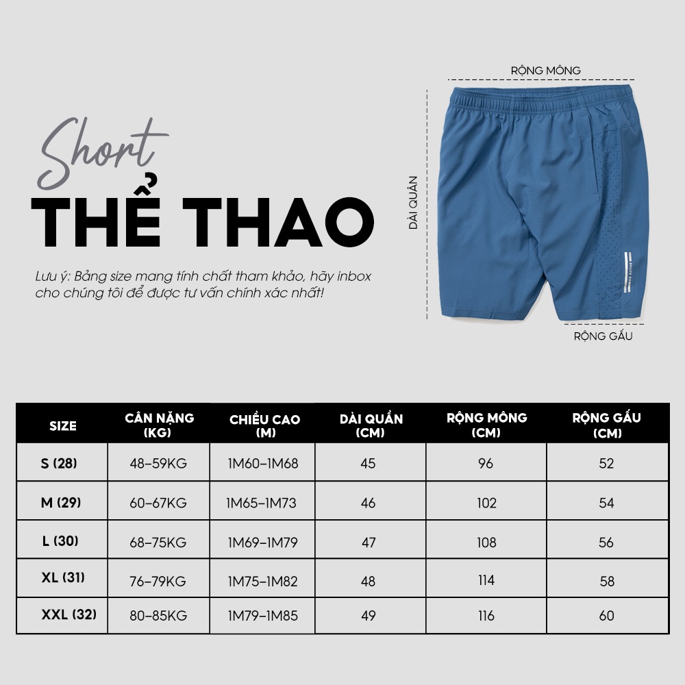 Quần Đùi Nam Vải Gió 5S (5 màu), Chất Liệu Co Giãn Tốt, Bền Màu, Thoáng Mát, Thoải Mái Vận Động (QSG050)