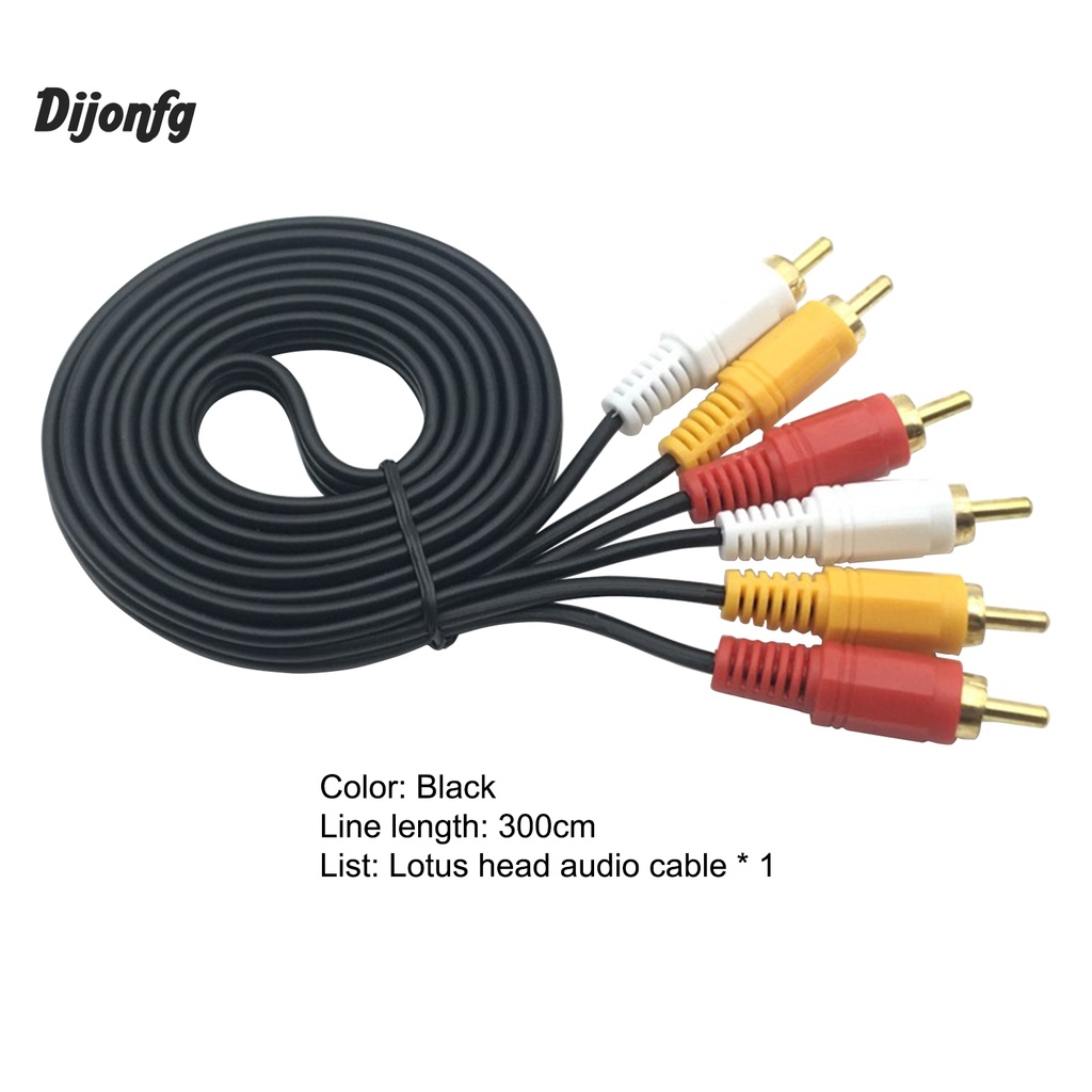 Dây Cáp Chuyển Đổi Âm Thanh 3rca Sang 3rca Cho Dvd | BigBuy360 - bigbuy360.vn