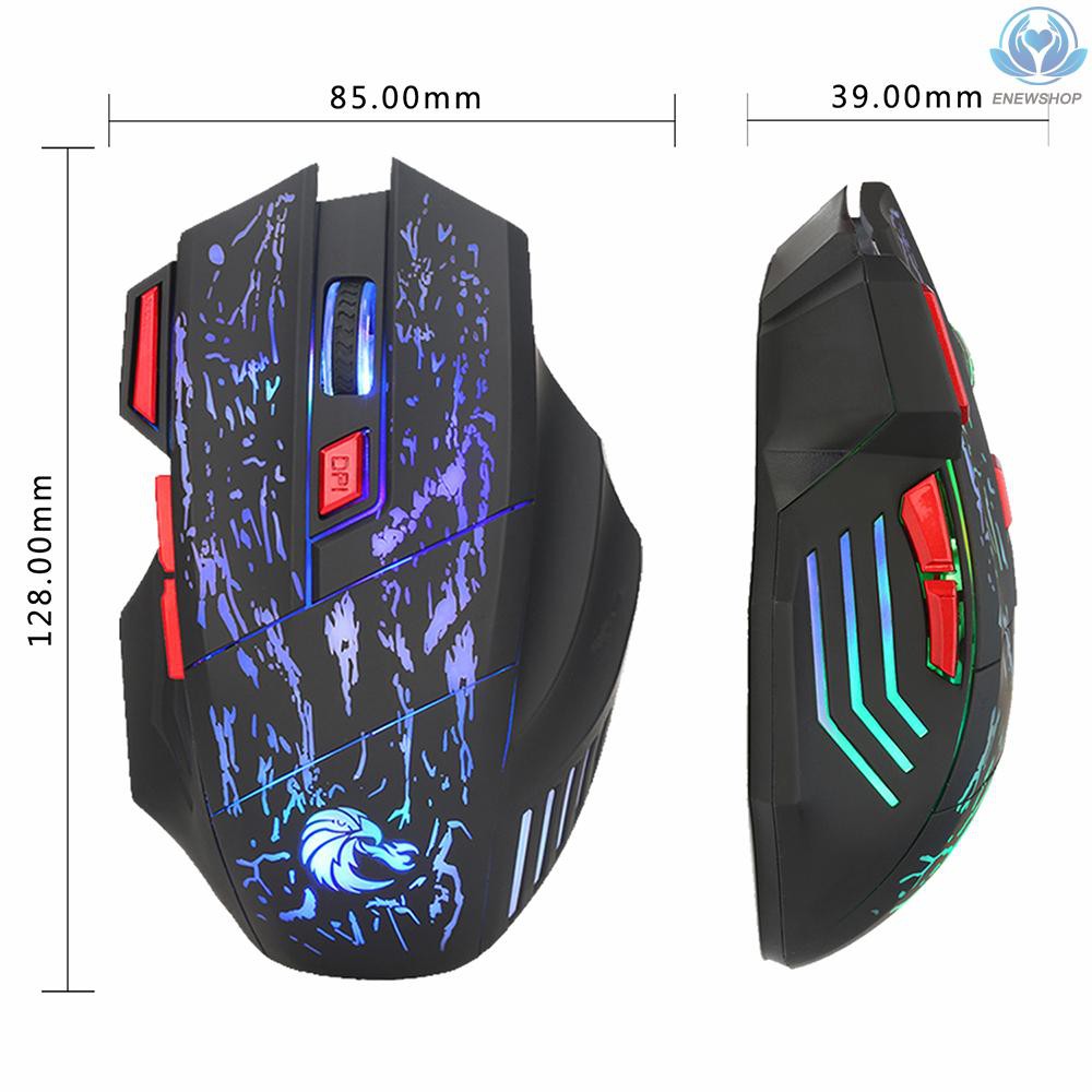 Chuột Gaming Hxsj H300 Có Dây 5500dpi 7 Nút Bấm Cho Pc Laptop