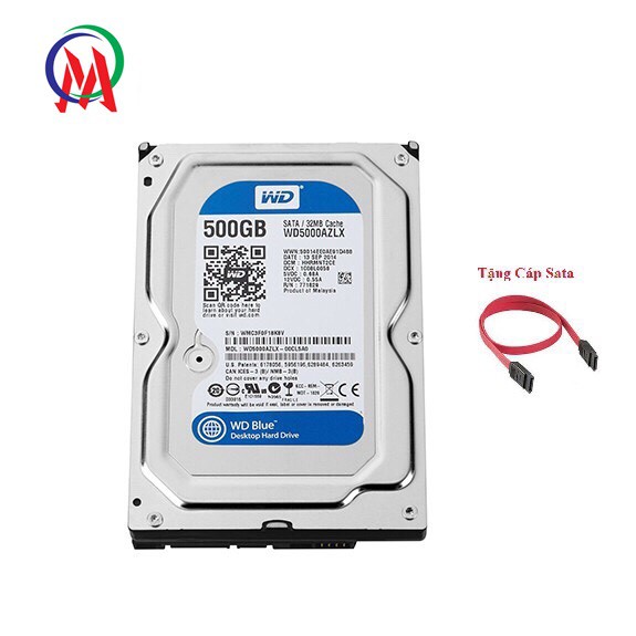 [MUA 1 TẶNG 1] Ổ CỨNG PC 500GB BH 24 THÁNG Tặng Cáp Sata