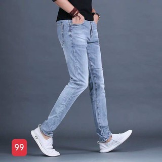 Quần jean nam trơn co dãn cao cấp