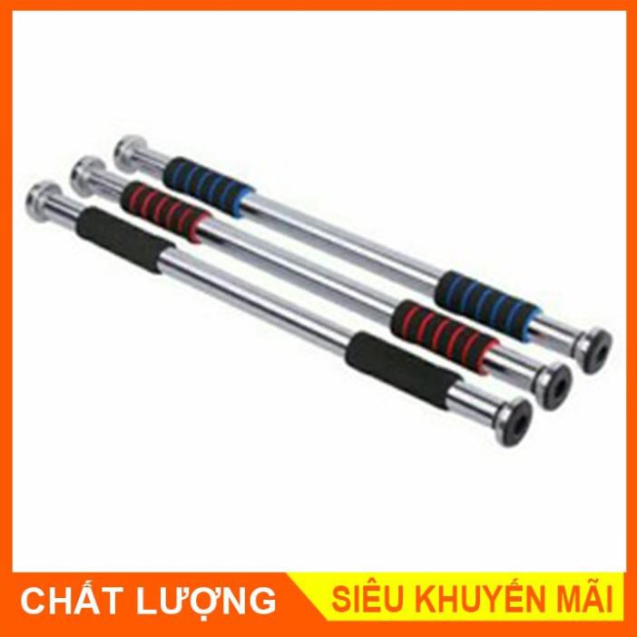 Xà đơn gắn tường, xà đơn gắn cửa thông minh loại 80cm - 130cm (hàng tốt)