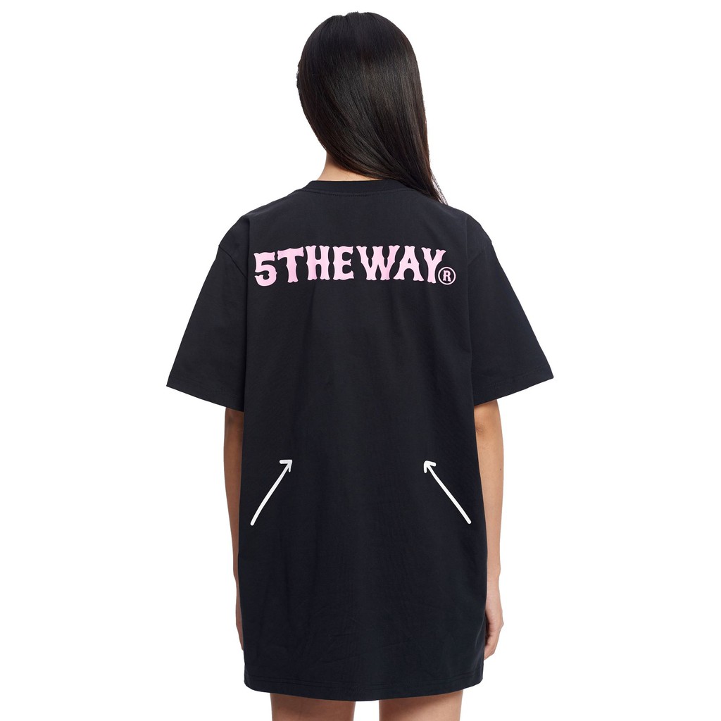 Áo Thun 5THEWAY /painting/ Square Tee in Black aka Áo Thun Đen