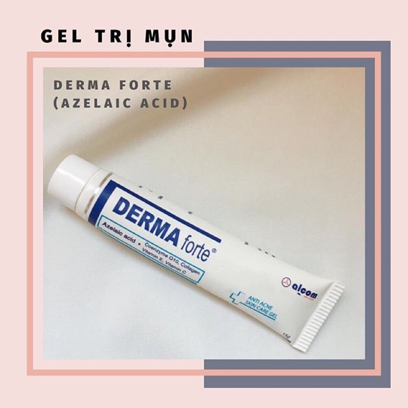 Derma Forte Gel 15g - Giảm Mụn Trứng Cá, Ngừa Thâm, Mờ Sẹo, Dưỡng Da