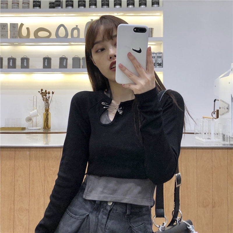 Bộ đồ COZOKC gồm áo thun và áo hai dây không tay phong cách Hàn Quốc thời trang