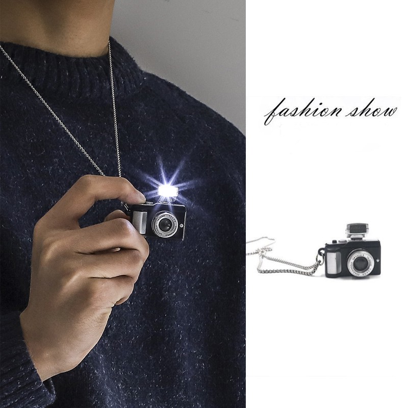 Vòng cổ Thép Titan Dáng Dài Xoắn Ốc Đơn Giản Phong Cách Hip hop Cho Nam Nữ