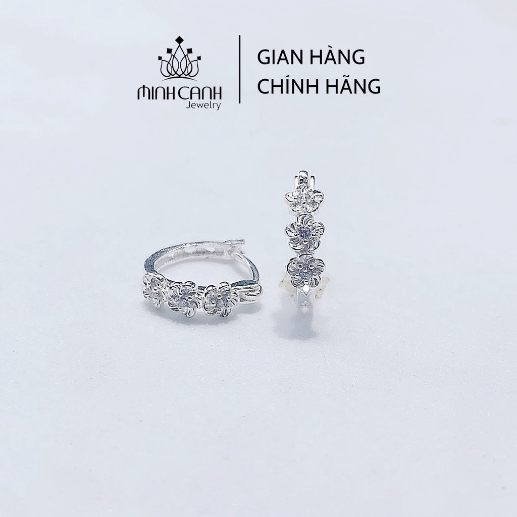 Bông Tai Bạc Cho Bé Hoa Mai Nhí Minh Canh Jewelry