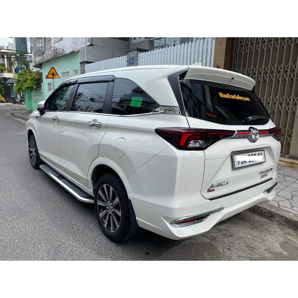 Bộ Ốp Viền Đèn Gầm Trước Sau Xe Toyota AVANZA 2022, 2023  2024. Mẫu Nhựa ABS Mạ Crom Sáng Bóng